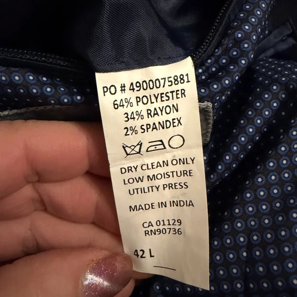 MICHAEL Michael Kors Dark‎ Blue Blazer designer. Business